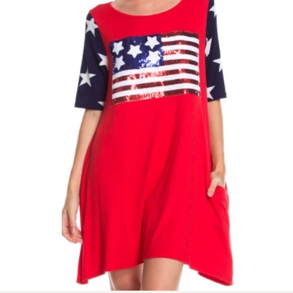 American flag dress